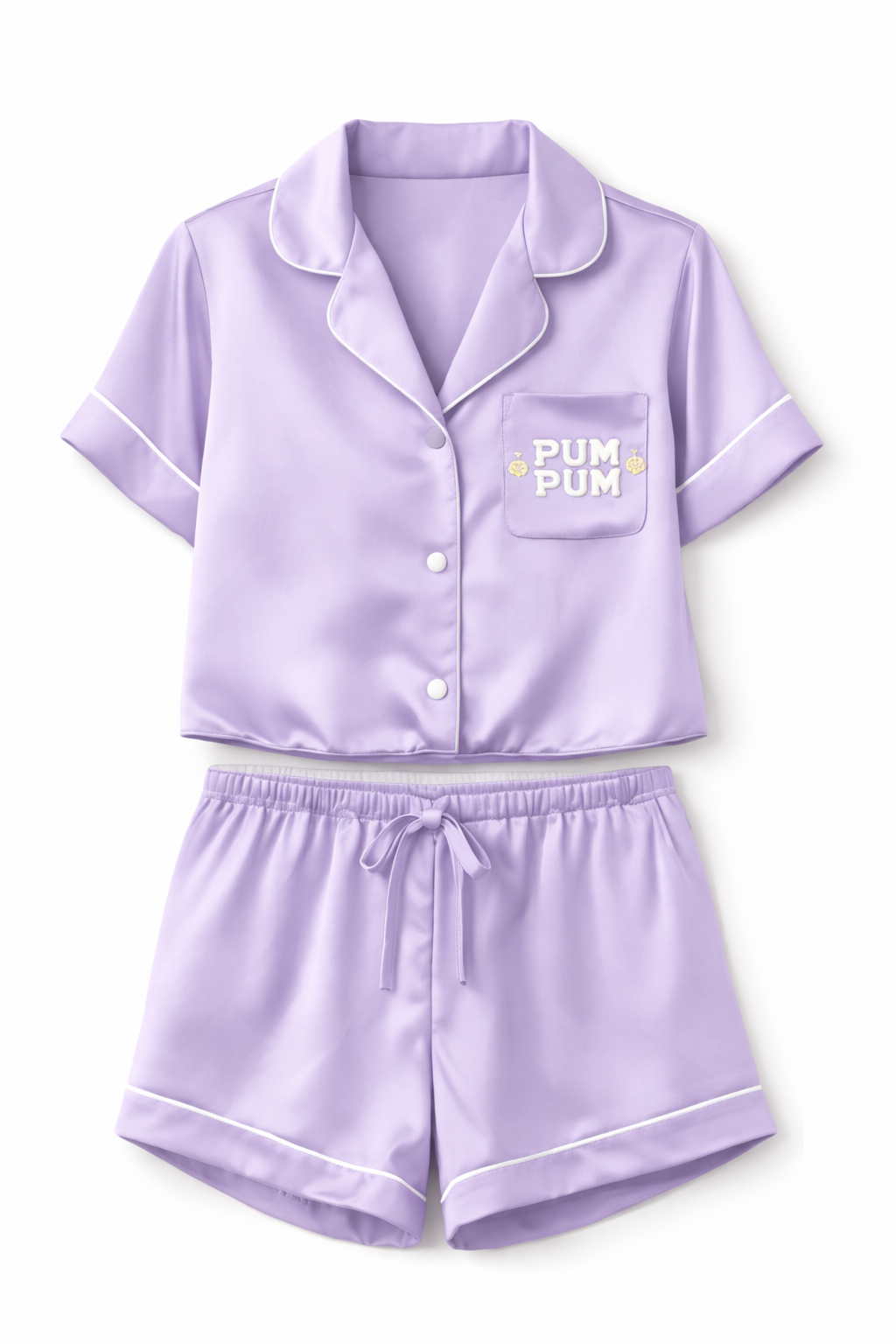 Our lavender silky pjs