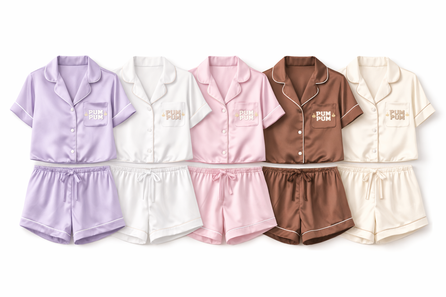 Our lavender silky pjs