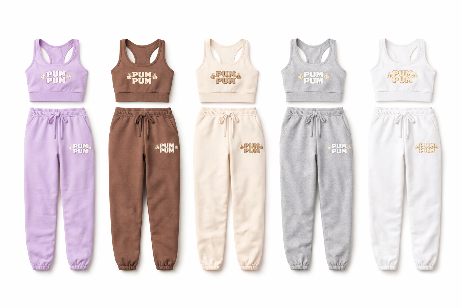 Three piece pump lounge wear